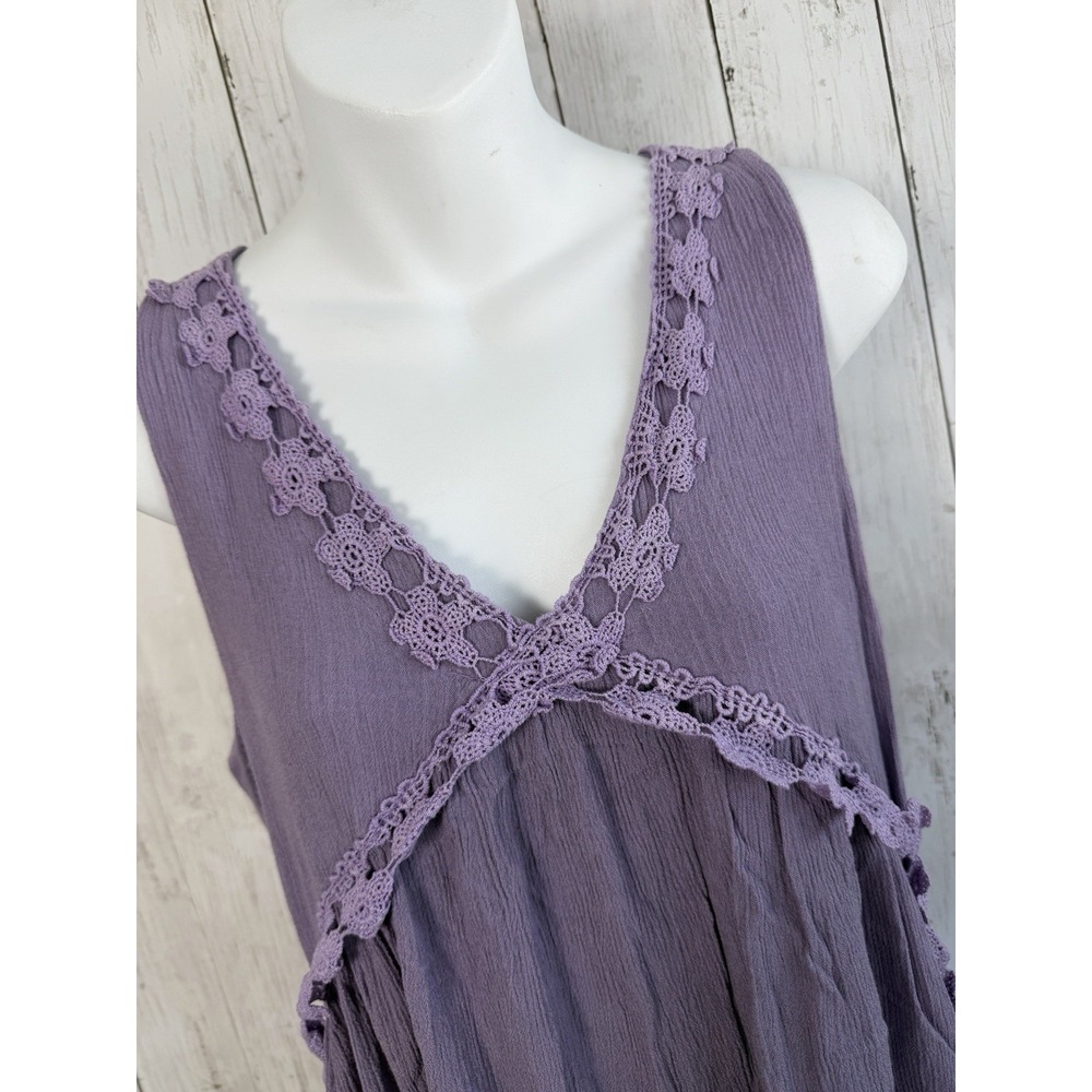 Women's Altar'd State Tank Dress Lavender Flowing Size M